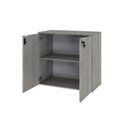 Ver imagem 5 de Armário Baixo com 02 Portas 75x80x42cm Wlab80 Snow Branco