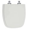 Assento Sanitário Soft Close City Cinza Prata para Vaso Celite - 1