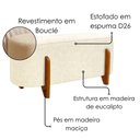 Ver imagem 4 de Puff Recamier Organico Imperial 100 cm Boucle Creme Impo