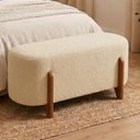 Ver imagem 2 de Puff Recamier Organico Imperial 100 cm Boucle Creme Impo