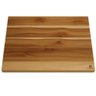 Tábua Teca de Carne 50x40cm Prancha Estação Abrir Massa Churrasco Madeira - 1