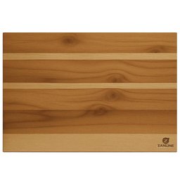 Tábua Teca de Carne 50x40cm Prancha Estação Abrir Massa Churrasco Madeira - 5