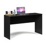 Mesa de Estudo Escrivaninha 110cm Útil Prática Caliope:preto - 5
