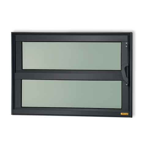 Basculante Alumínio 40 x 80 Elite V.Boreal Preto Brimak