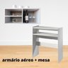 Armário Multiuso + Mesa Para Estudo Para Armazenamento - 6