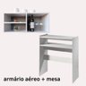 Armário Multiuso + Mesa Para Estudo Para Armazenamento - 1