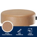 Ver imagem 3 de Kit 2 Banquetas Berlin 70cm Couríssimo Amarula - Salaone