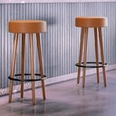 Ver imagem 2 de Kit 2 Banquetas Berlin 70cm Couríssimo Amarula - Salaone