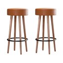 Ver imagem 1 de Kit 2 Banquetas Berlin 70cm Couríssimo Amarula - Salaone