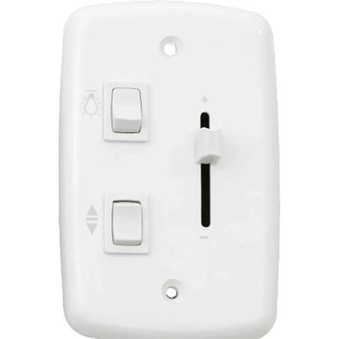 Chave Dimmer Deslizante Cv para Controle de Velocidade Branco Liege Cosmetics Bivolt
