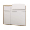 Ver imagem 3 de Gabinete para Banheiro Suspenso com Cuba 1 Porta 2 Gavetas Jazz 