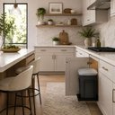 Ver imagem 4 de Lixeira Deslizante Simples 15L para Cozinha Elite 37x23x48cm Aramado Preto Fosco Schmitt