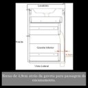 Ver imagem 4 de Gabinete para Banheiro Suspenso 3 Gavetas sem Cuba Pietra Branco/Brilho