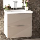 Ver imagem 1 de Gabinete para Banheiro Suspenso 3 Gavetas sem Cuba Pietra