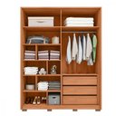 Ver imagem 3 de Guarda Roupa Roupeiro Cesar 2 Portas 3 Gavetas Caemmun