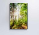 Ver imagem 1 de Quadro Árvore Verde 1 - 80x120 Cm - Tecido Canvas