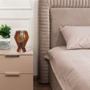 Ver imagem 2 de Abajur de Mesa em MDF - Cor: Marrom