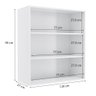 Armário de Cozinha Aéreo 80cm 2 Portas com Vidro G765 Maxxi Kappesberg - Branco - 2
