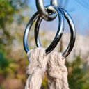 Ver imagem 2 de Rede Cadeira Balanço Suspensa Teto Casa Varanda Quintal Jardim Sacada Terraço Area Lazer Externa Alg