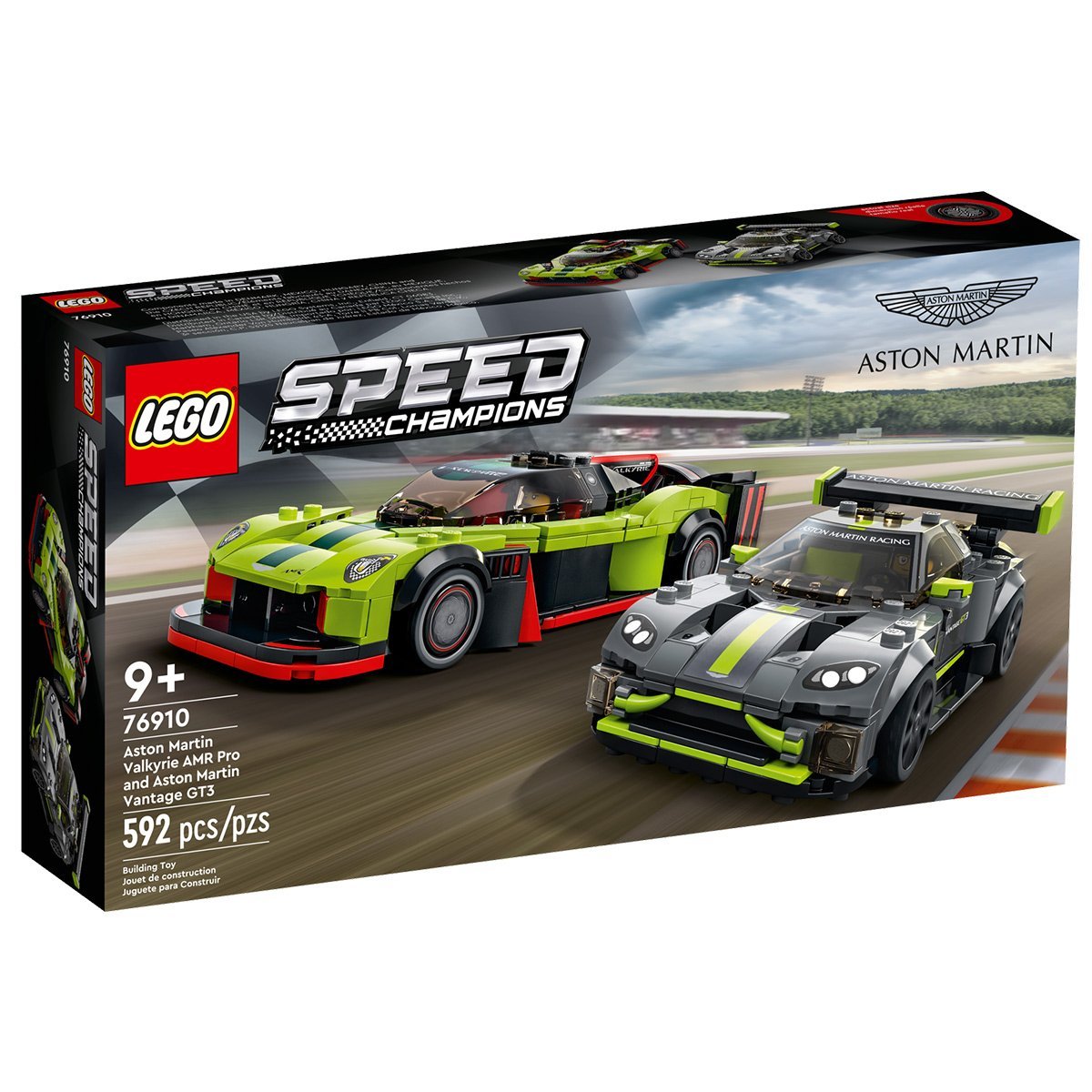 Brinquedo Lego Carros de Corrida Speed Champions Aston Martin Para Crianças  +9 Anos 592 Pçs