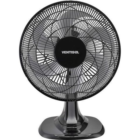 Ventilador de Mesa Ventisol Turbo 6 40cm Preto/cinza 220v