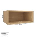 Ver mais imagens de Cozinha Modulada 10 Peças 7 Aéreos 1 Balcão 1 Torre 1 Cristaleira Nara CabeCasa MadeiraOriginals