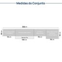 Ver imagem 7 de Cozinha Planejada 10 Peças 7 Aéreos 1 Balcão 1 Torre 1 Cristaleira Nara CabeCasa MadeiraOriginals Marrom/Avena
