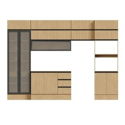 Cozinha Modulada 10 Peças 7 Aéreos 1 Balcão 1 Torre 1 Cristaleira Nara CabeCasa MadeiraMadeira - 4