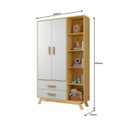 Ver imagem 6 de Quarto Infantil Completo Montessoriano Guarda-Roupa 2 Portas, Mini Cama e Cômoda Dudu Rodmóveis