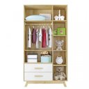 Ver imagem 5 de Quarto Infantil Completo Montessoriano Guarda-Roupa 2 Portas, Mini Cama e Cômoda Dudu Rodmóveis