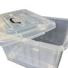 Caixa Organizadora Transparente Container Plasnew N4 38,2l - 3