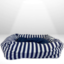Ver imagem 4 de Cama Pet para Cachorro e Gato 50x51cm 100% Lavável Azul Escuro