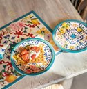 Ver imagem 3 de Tigela Bowl M Flower &amp; Lemon em Melamina - Ø22xh10cm - Guzzini