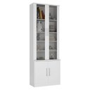 Ver imagem 3 de Estante de Livros 4 Portas 5 Prateleiras Branco