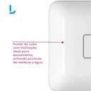Ver imagem 6 de Cuba de Embutir para Banheiro Quadrada 40cm Slim Branca - Deca