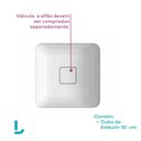 Ver imagem 7 de Cuba de Embutir para Banheiro Quadrada 40cm Slim Branca - Deca