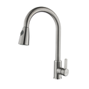 Ver imagem 1 de Torneira Misturador Monocomando Aço Escovado Gourmet Bica com Ducha Extensível para Cozinha