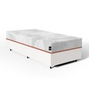 Ver imagem 2 de Cama Box com Colchão Ortopédico de Espuma D33 a Vácuo Sonno Full - Lucas Home - Solteiro