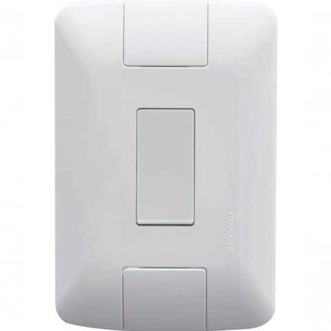Kit 8 Conj 4x2 Interruptor Simples Tramontina 6a 250v