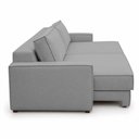 Ver imagem 7 de Sofá Sala de Estar Nilo Retratil Manual 180cm 2 Lugares Bouclê Cinza M1 - Monari Design