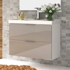 Gabinete para Banheiro sem Tampo 80cm Pietra 