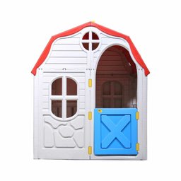 Casinha Portátil Kids Playhouse Cosco Bege e Vermelha - 9