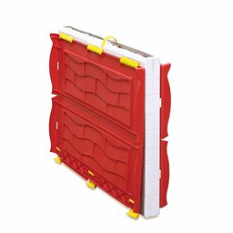 Casinha Portátil Kids Playhouse Cosco Bege e Vermelha - 11