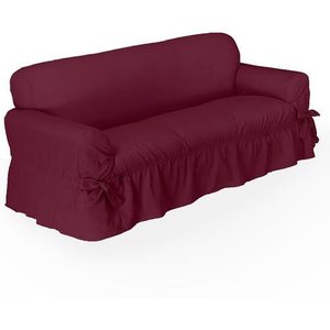 Capa de Sofá Patrícia 3 Lugares Avulso - Bordô