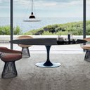Ver imagem 5 de Mesa de Jantar Tulipa Saarinen Redonda 120x80 Cm Mármore Nero