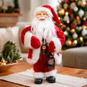 Ver imagem 3 de Boneco Papai Noel Tradicional Enfeite Lampião Decoração 30cm