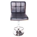 Ver imagem 2 de Banqueta Gomos Confort em Courissimo, Giratoria, com Regulagem de Altura Preta