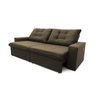 Sofá Retrátil/Reclinável Malta 2,00m Suede Velut com Molas no Assento King House - 4