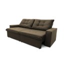 Ver imagem 4 de Sofá Retrátil/Reclinável Malta 2,00m Suede Velut com Molas no Assento King House