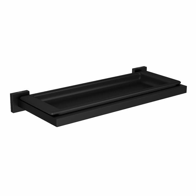Prateleira em Louça Quadratta Black Matte 2030.bl83.mt